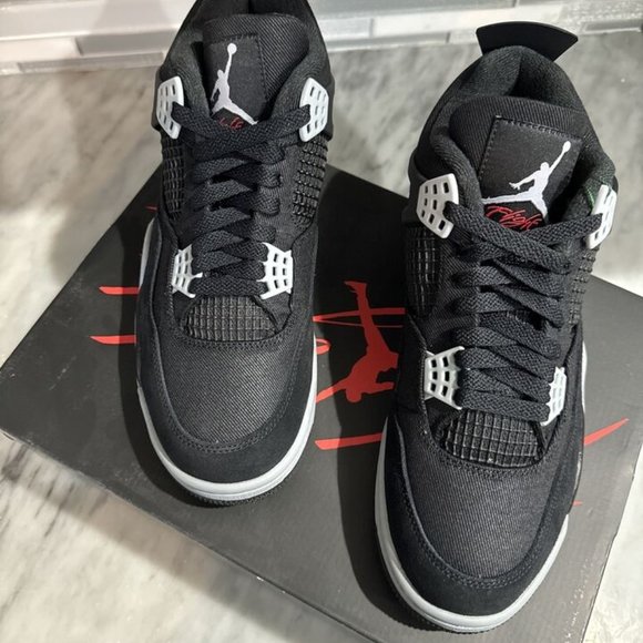 Size 11 - Jordan 4 Retro SE Mid Black Canvas main image 4